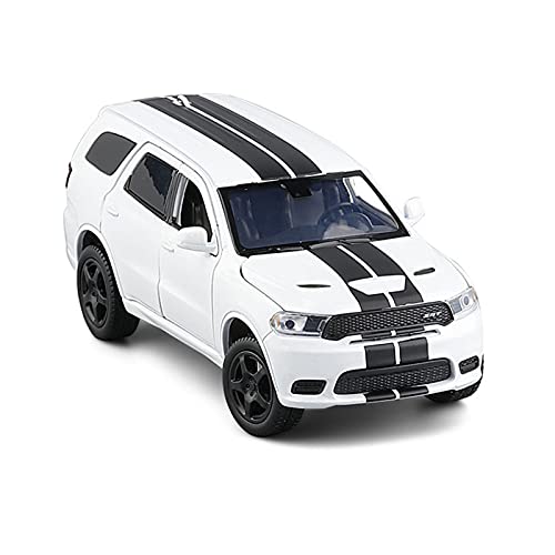 YRXIAO Für Durango SRT 1 32 Simulation Diecast Alloy Car Model Sound Light Supercar Collectibles Für Wohndekorationen(White) von YRXIAO
