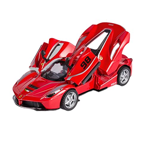 YRXIAO Für Ferrari LaFerrari FXXK 1 32 Simulation Diecast Legierung Automodell Pullback Sammlung Kinderspielzeug Geschenk Für Wohndekorationen(Rot) von YRXIAO
