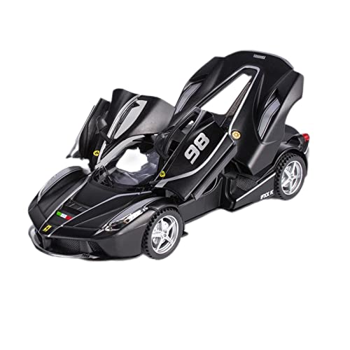 YRXIAO Für Ferrari LaFerrari FXXK 1 32 Simulation Diecast Legierung Automodell Pullback Sammlung Kinderspielzeug Geschenk Für Wohndekorationen(Schwarz) von YRXIAO