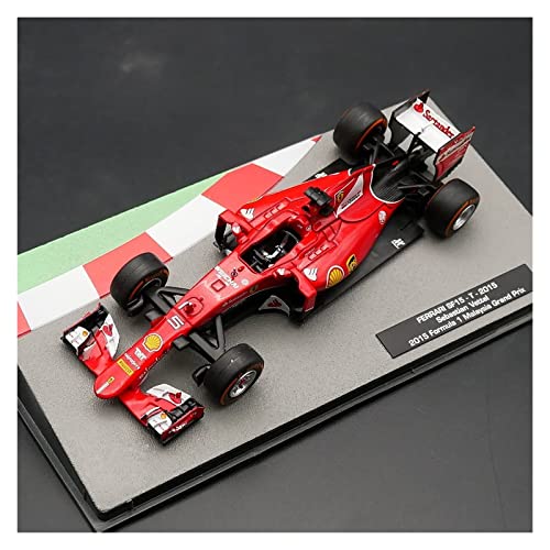 YRXIAO Für Ferrari SF15 T 2015 Sebastian Vettel Diecast Car Model Metal Toy Vehicle 1 43 Für Wohndekorationen von YRXIAO