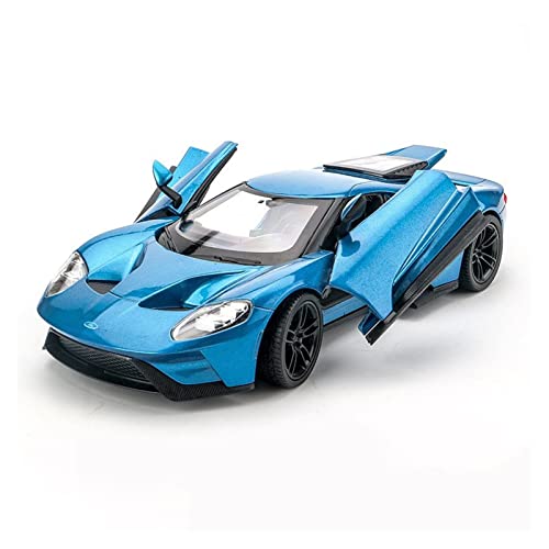 YRXIAO Für Ford GT 1 24 Simulation Diecast Legierung Automodell Dekoration Sammlung Geschenk Junge Spielzeug Für Wohndekorationen(Blau) von YRXIAO
