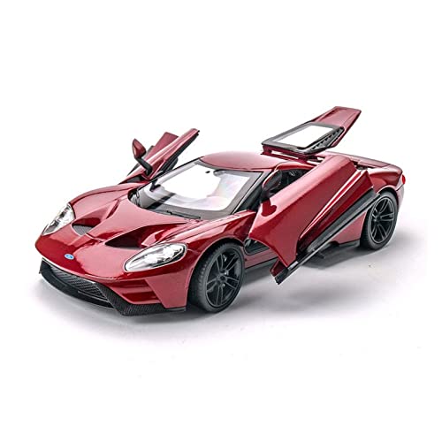 YRXIAO Für Ford GT 1 24 Simulation Diecast Legierung Automodell Dekoration Sammlung Geschenk Junge Spielzeug Für Wohndekorationen(Rot) von YRXIAO