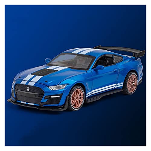 YRXIAO Für Ford Mustang 1 32 Simulation Diecast Legierung Automodell Zurückziehen Spielzeug Fahrzeug Sammlerstücke Kinder Geschenk Für Wohndekorationen(Blau) von YRXIAO