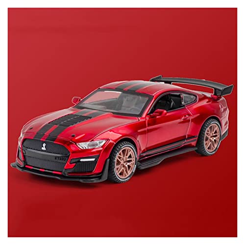 YRXIAO Für Ford Mustang 1 32 Simulation Diecast Legierung Automodell Zurückziehen Spielzeug Fahrzeug Sammlerstücke Kinder Geschenk Für Wohndekorationen(Rot) von YRXIAO