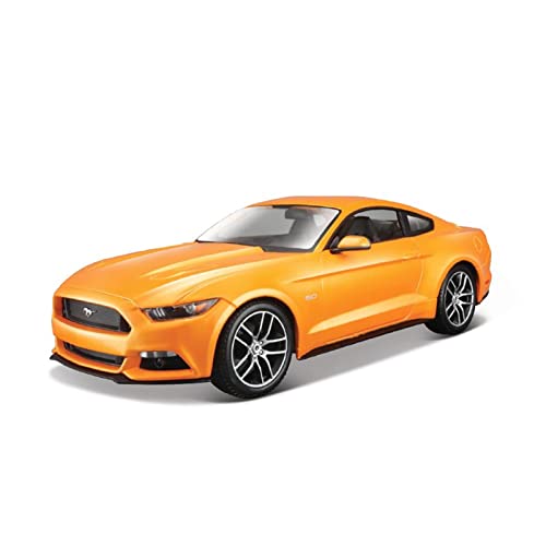 YRXIAO Für Ford Mustang GT 1 18 Simulation Diecast Legierung Automodell Dekoration Sammlung Junge Spielzeug Für Wohndekorationen(Orange) von YRXIAO