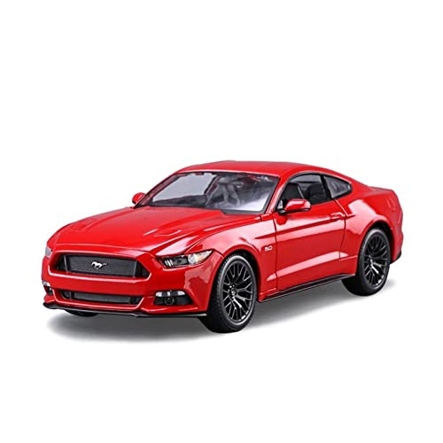 YRXIAO Für Ford Mustang GT 1 18 Simulation Diecast Legierung Automodell Dekoration Sammlung Junge Spielzeug Für Wohndekorationen(Rot) von YRXIAO