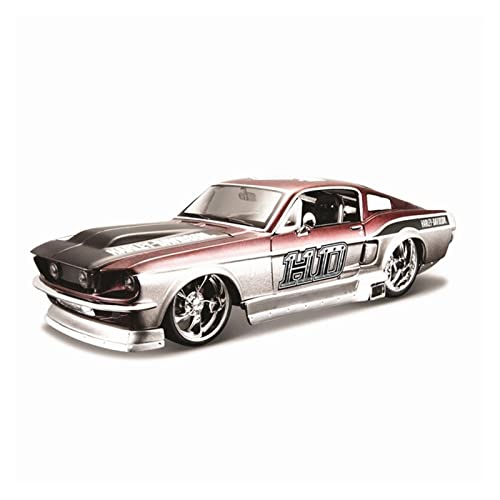 YRXIAO Für Ford Mustang GT Harley Edition 1967 1 24 Simulation Legierung Druckguss Automodell Sammlung Ornamente Für Wohndekorationen von YRXIAO