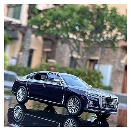 YRXIAO Für HongQi H9 1 32 Simulation Diecast Alloy Automodell Sound Und Licht Kinderspielzeug Fahrzeugsammlung Für Wohndekorationen(Purple) von YRXIAO