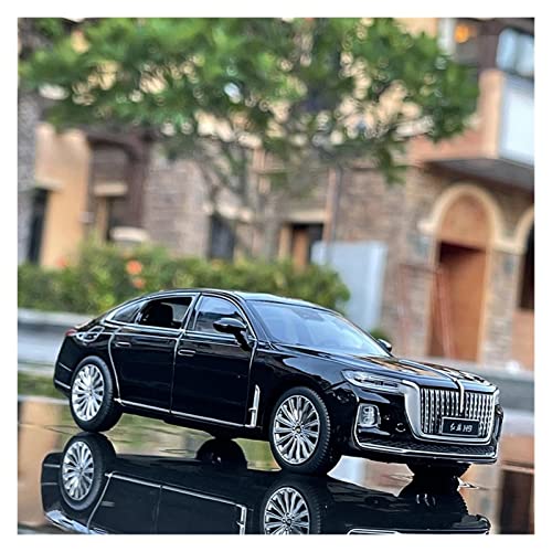 YRXIAO Für HongQi H9 1 32 Simulation Diecast Alloy Automodell Sound Und Licht Kinderspielzeug Fahrzeugsammlung Für Wohndekorationen(Schwarz) von YRXIAO