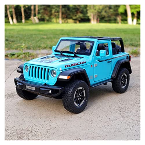 YRXIAO Für Jeeps Wrangler Rubicon 1:20 Simulation Diecast Alloy Auto Modell Sound Light Kinder Spielzeug Fahrzeug Geschenk Für Wohndekorationen(Blau) von YRXIAO