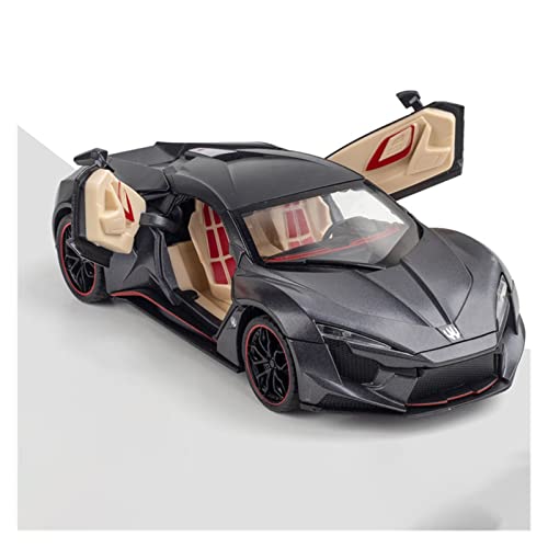 YRXIAO Für Laken Finnier 1 24 Simulation Diecast Alloy Auto Modell Sound Light Kinder Spielzeugfahrzeug Sammlung Für Wohndekorationen(Schwarz) von YRXIAO