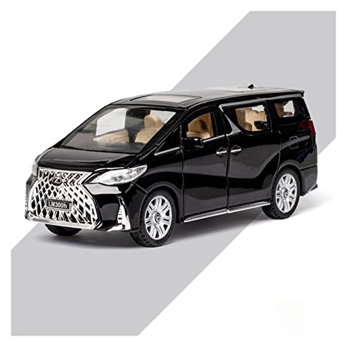 YRXIAO Für Lexus LM300H 1 32 Simulation Diecast Legierung MPV Automodell Sound Light Kinder Spielzeugfahrzeug Sammlerstücke Für Wohndekorationen(Schwarz) von YRXIAO