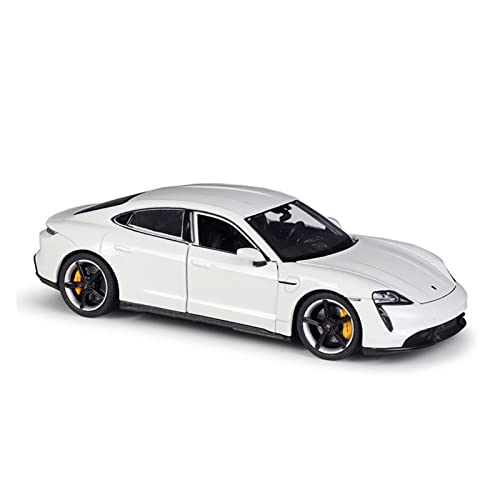 YRXIAO Für Taycan Turbo S 1 24 Simulation Diecast Alloy Automodell Dekoration Sammlung Geschenk Junge Spielzeug Für Wohndekorationen(White) von YRXIAO