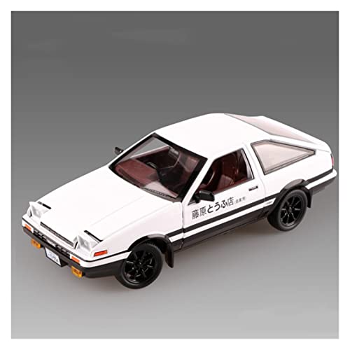 YRXIAO Für Toyota AE86 1:20 Simulation Diecast Legierung Rennwagenmodell Zurückziehen Spielzeugfahrzeug Kinder Geschenk Für Wohndekorationen(White) von YRXIAO