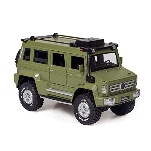 YRXIAO Für Unimog U5000 ORV 1 28 Simulation Diecast Alloy Auto Modell Sound Light Zurückziehen Kinder Spielzeug Fahrzeug Für Wohndekorationen(Grün) von YRXIAO