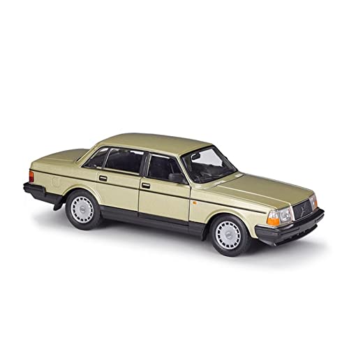 YRXIAO Für Volvo 240 GL 1 24 Simulation Druckgusslegierung Automodell Dekoration Sammlung Geburtstagsspielzeug Geschenk Für Wohndekorationen(Gold) von YRXIAO