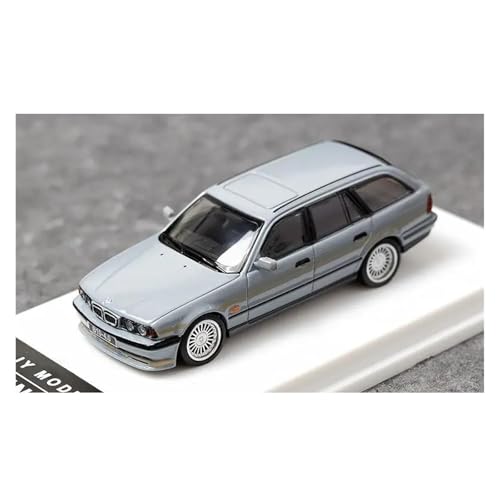 YRXIAO Grau 1:64 Für E34 Touring Alpina Maßstab Legierung Gießt Druck Spielzeug Fahrzeuge Miniatur Modell Auto Für Wohndekorationen(Gray) von YRXIAO
