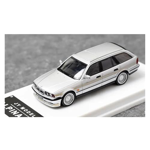 YRXIAO Grau 1:64 Für E34 Touring Alpina Maßstab Legierung Gießt Druck Spielzeug Fahrzeuge Miniatur Modell Auto Für Wohndekorationen(Silver) von YRXIAO