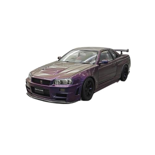 YRXIAO Modellbausatz Auto 1/64 Für Nissan Skyline GTR R34 Auto Modell Miniatur Legierung Ornament Metall Fahrzeug Modell Limited Edition Auto Für Wohndekorationen YRXIAO Modellbausatz Auto 1/64 Für Nissan Skyline GTR R34 Auto Modell Miniatur Legierung Ornament Metall Fahrzeug Modell Limited Edition Auto Für Wohndekorationen von YRXIAO