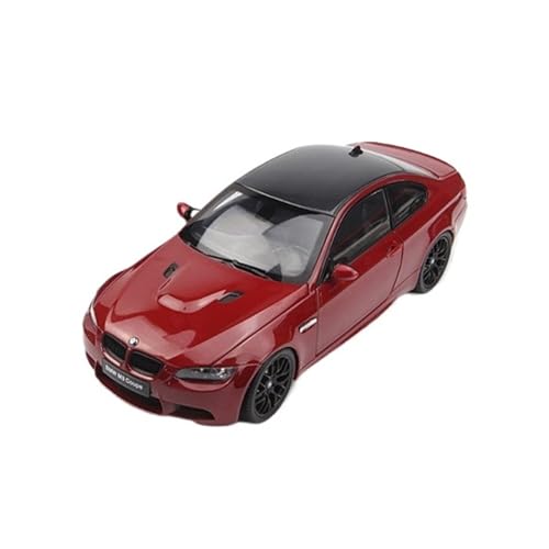 YRXIAO Maßstab 1:18 Für Die Vierte Generation des BMW M3 E92 GTS Street Car Druckgussmodell Sammlerstück Für Wohndekorationen(Red) von YRXIAO