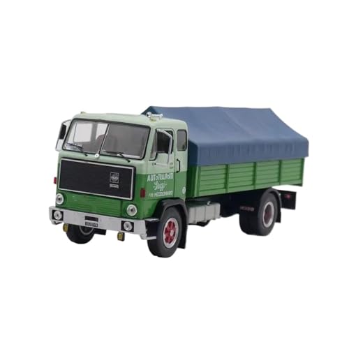 YRXIAO Maßstab 1:24 Für Volvo F89 LKW Laden Kampf Cape Legierung Modell Sammlung Souvenirs Für Wohndekorationen(Green) von YRXIAO