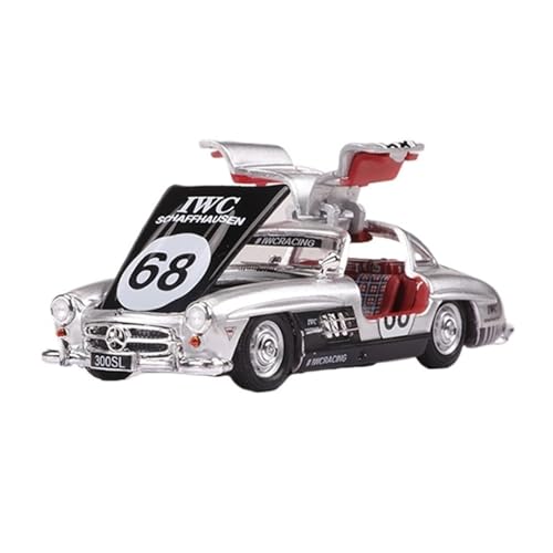 YRXIAO Maßstab 1:64 Für 300SL 1955 Oldtimer-Druckgussmodell Komplett Zu Öffnendes Kleines Metall-Ausstellungsstück Für Wohndekorationen YRXIAO Maßstab 1:64 Für 300SL 1955 Oldtimer-Druckgussmodell Komplett Zu Öffnendes Kleines Metall-Ausstellungsstück Für Wohndekorationen von YRXIAO