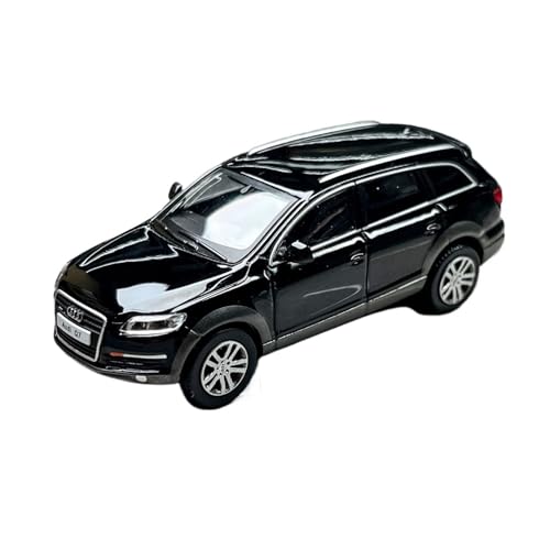 YRXIAO Maßstab 1:64 Für Q7 2008 Quattro Druckguss-Automodell Sammlerstück Miniatur-Spielzeug Für Erwachsene Für Wohndekorationen(Black) von YRXIAO