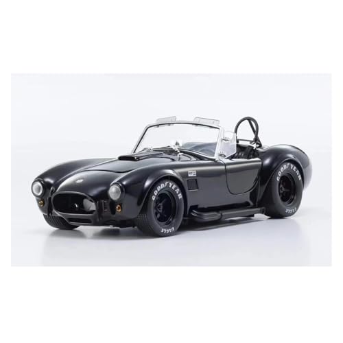 YRXIAO Metall-Automodelle bausatz 1/18 Für Shelby Cobra 427S/C Legierung Auto Statische Display Modell Rot Schwarz Lieblings Sammlung Auto Modell Für Wohndekorationen(Black) von YRXIAO