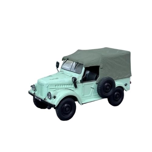YRXIAO Metall-Automodelle bausatz 1/43 Für UDSSR Automodelle Sowjetische Ostdeutsche Volksarmee GAZ 69M Fahrzeug-Displaysammlung Aus Legiertem Metall Für Wohndekorationen von YRXIAO