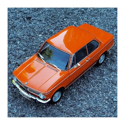 YRXIAO Metall-Automodelle bausatz 1 18 Für BMW 2002 Tii Legierung Voll Geöffnet Auto Modell Klassische Auto Sammlung Display Modell Für Wohndekorationen(Orange) von YRXIAO