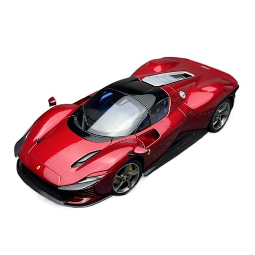 YRXIAO Metall-Automodelle bausatz 1 18 Für Ferrari SP3 Daytona Simulation Legierung Auto Modell Sammlung Ornamente Rot Und Weiß Für Wohndekorationen(Red) von YRXIAO