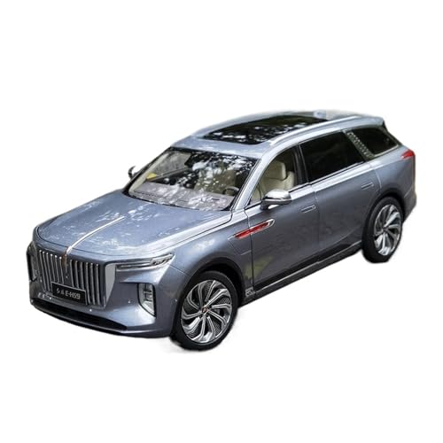 YRXIAO Metall-Automodelle bausatz 1 18 Für Hongqi E-HS9 Geländewagen SUV Casting Metall Simulation Auto Modell Szene Ornamente Grau Für Wohndekorationen(Gray) von YRXIAO