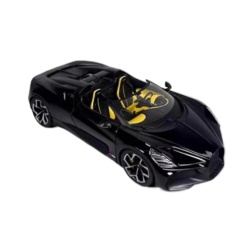 YRXIAO Metall-Automodelle bausatz 1 18 Für W16 Rennwagenmodell Legierung Automodell Simulation Dekoration Erwachsenensammlung Schwarz Für Wohndekorationen von YRXIAO