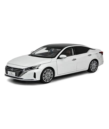 YRXIAO Metall-Automodelle bausatz 1 18 Modellauto Für Nissan Ariya 2022 Druckguss-Miniaturautomodell Statische Simulation, Autosammlung Für Wohndekorationen(White) von YRXIAO