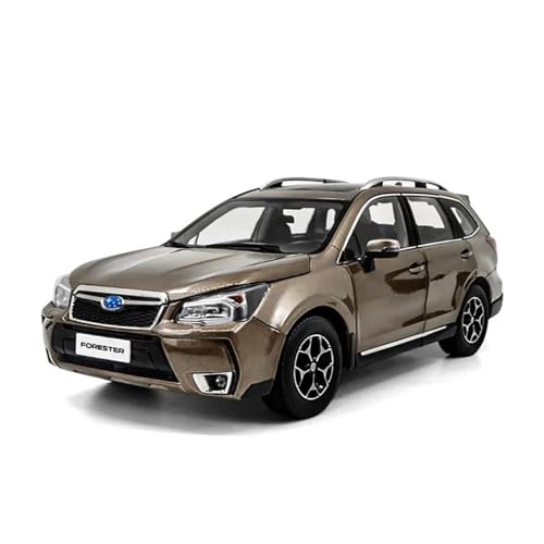 YRXIAO Metall-Automodelle bausatz 1 18 Skala Modell Für Subaru Forester XT 2015 Metall Auto Modell Männer Geschenk Statische Fahrzeug Für Wohndekorationen(Gold) von YRXIAO