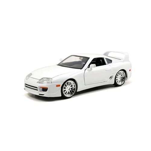 YRXIAO Metall-Automodelle bausatz 1 24 Für Supra 1995 Legierung Auto Druckguss Modell Miniatur Maßstab Modell Auto Spielzeug Ornamente Für Wohndekorationen(White) von YRXIAO