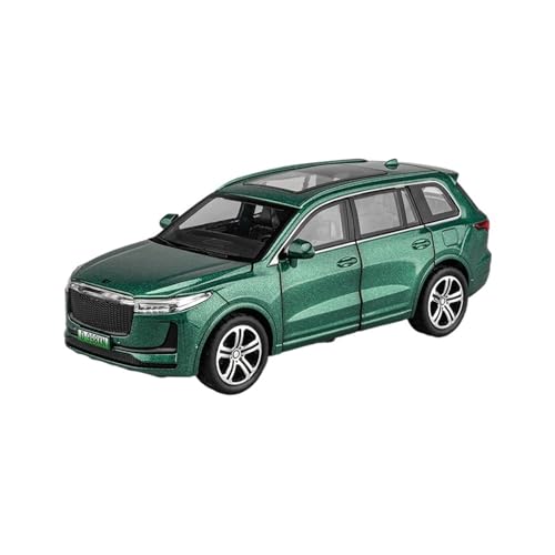 YRXIAO Metall-Automodelle bausatz 1 32 Für Ideal Auto Modell Neue Energie Auto Modell Simulation Legierung Mit Sound Und Licht Sammlung Ornamente Für Wohndekorationen(Grün) von YRXIAO