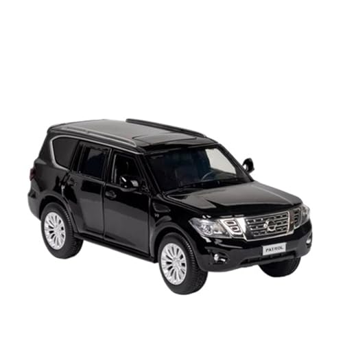 YRXIAO Metall-Automodelle bausatz 1 32 Für Nissan Patrol Geländewagen Modell Simulation Legierung 6-türige Sound Und Licht Pull Back Auto Für Wohndekorationen von YRXIAO