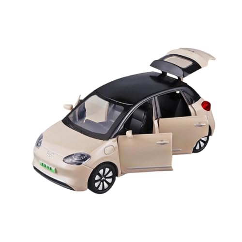 YRXIAO Metall-Automodelle bausatz 1 32 Für Wuling Bingo Miniatur Legierung Diecast Modell Auto Sound Und Licht Junge Spielzeug Geschenk Für Wohndekorationen(Yellow) von YRXIAO