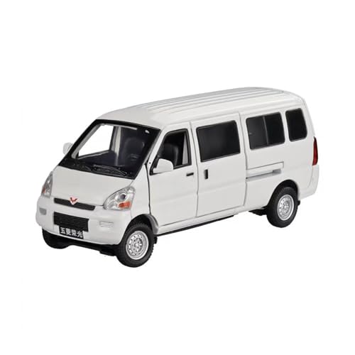 YRXIAO Metall-Automodelle bausatz 1 32 Für Wuling Rongguang Extended Edition Legierung Auto Modell Sechs-türige Lenkung Stoßdämpfer Sound Und Licht Modell Für Wohndekorationen von YRXIAO