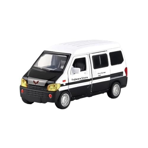 YRXIAO Metall-Automodelle bausatz 1 32 Für Wuling Rongguang Van MPV Legierung Auto Druckguss Metall Modell Sound Und Licht Spielzeug Sammlung Display Für Wohndekorationen(White) von YRXIAO