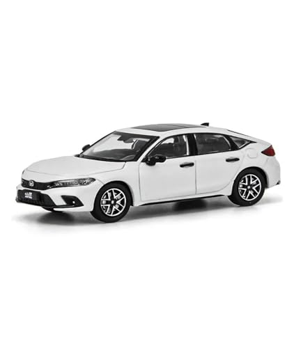 YRXIAO Metall-Automodelle bausatz 1 43 Für Honda Civic Hatchback 2023 Modell Simulation Auto Modell Miniatur Modell Spielzeug Sammlung Für Wohndekorationen(White) von YRXIAO