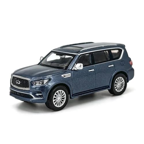 YRXIAO Metall-Automodelle bausatz 1 64 Skala Modell Für Infiniti QX80 2020 Miniatur Legierung Statische Fahrzeug Modell Spielzeug Geschenk Für Wohndekorationen(Blau) von YRXIAO