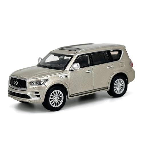 YRXIAO Metall-Automodelle bausatz 1 64 Skala Modell Für Infiniti QX80 2020 Miniatur Legierung Statische Fahrzeug Modell Spielzeug Geschenk Für Wohndekorationen(Gold) von YRXIAO