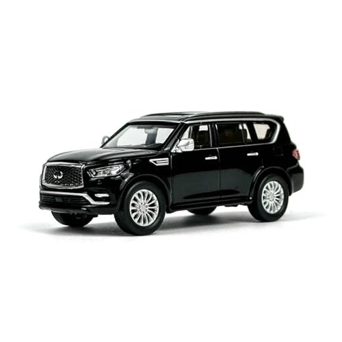 YRXIAO Metall-Automodelle bausatz 1 64 Skala Modell Für Infiniti QX80 2020 Miniatur Legierung Statische Fahrzeug Modell Spielzeug Geschenk Für Wohndekorationen(Schwarz) von YRXIAO