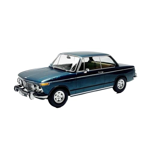 YRXIAO Metall-Automodelle bausatz 1:18 Druckgusslegierung Für BMW 2002 1602.1 Serie Spielzeug Oldtimer Modell Souvenir Statische Anzeige Für Wohndekorationen(Dark Blue) von YRXIAO
