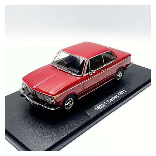 YRXIAO Metall-Automodelle bausatz 1:18 Druckgusslegierung Für BMW 2002 1602.1 Serie Spielzeug Oldtimer Modell Souvenir Statische Anzeige Für Wohndekorationen(Red) von YRXIAO