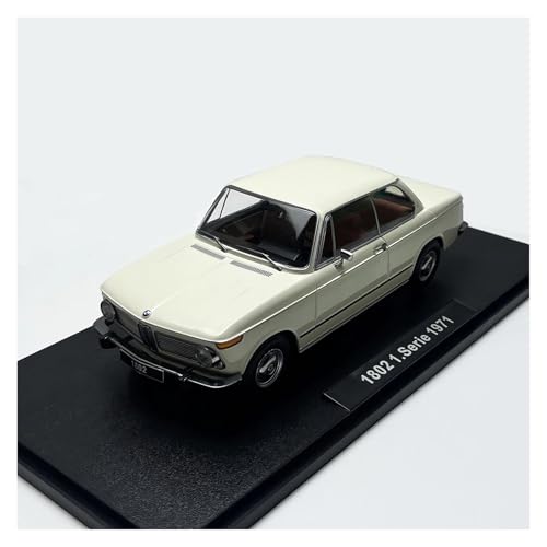 YRXIAO Metall-Automodelle bausatz 1:18 Druckgusslegierung Für BMW 2002 1602.1 Serie Spielzeug Oldtimer Modell Souvenir Statische Anzeige Für Wohndekorationen(White) von YRXIAO