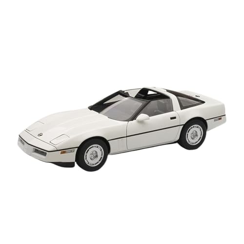 YRXIAO Metall-Automodelle bausatz 1:18 Für Chevrolet Corvette C4 1986 Legierung Automodell Geeignet Für Erwachsene Metall Ornamente Sammlung Für Wohndekorationen(White) von YRXIAO