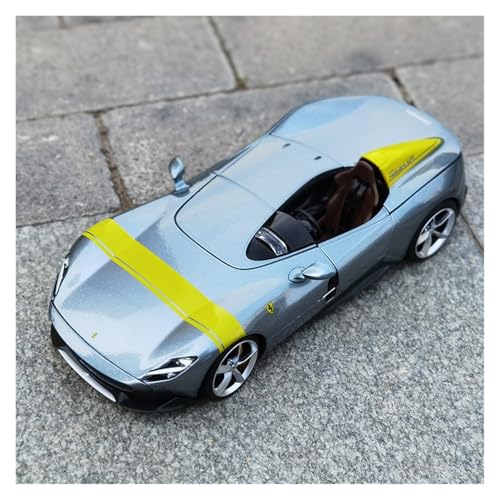 YRXIAO Metall-Automodelle bausatz 1:18 Für Ferrari Monza SP1 Feine Version Legierung Sportwagen Automodell Erwachsenensammlung Große Ornamente Rot Für Wohndekorationen(Blue) von YRXIAO